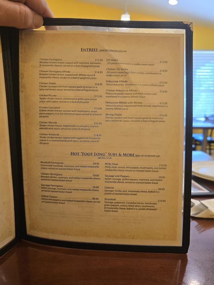 Giovannis Restaurant Menu image 1