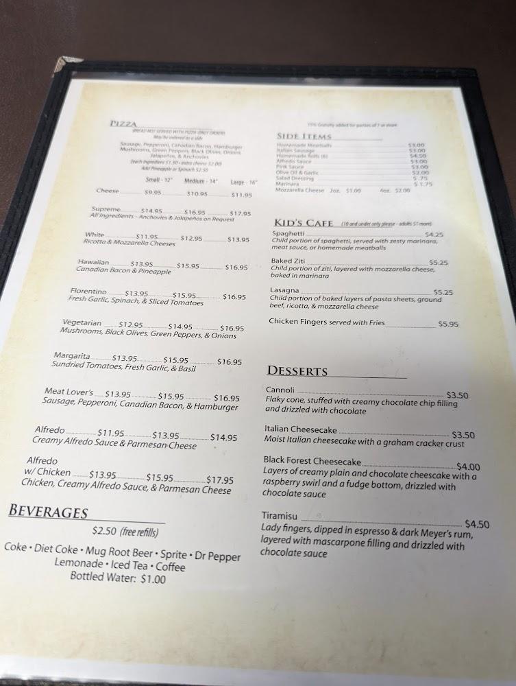 Giovannis Restaurant Menu image 3